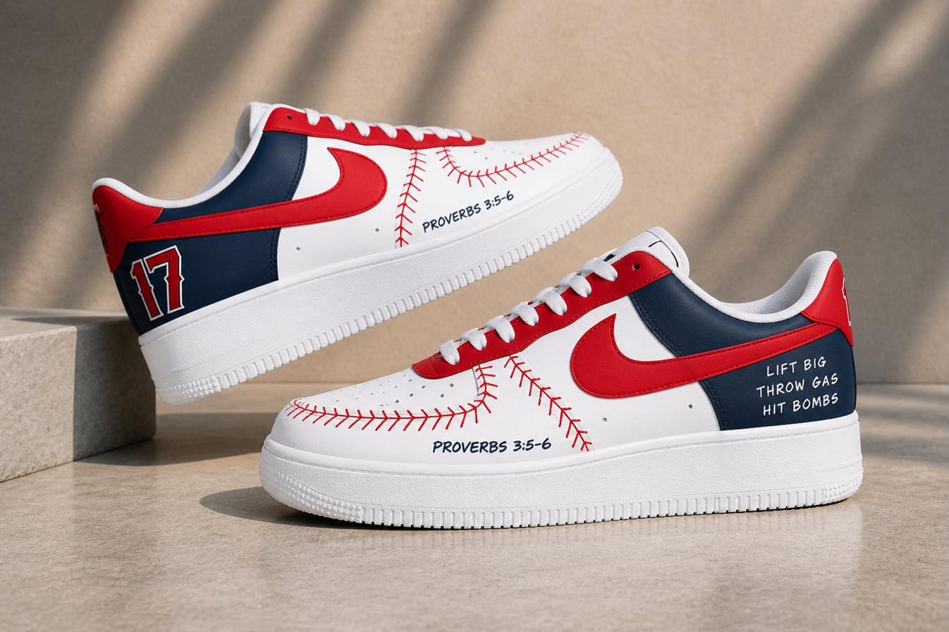 Wildcats #23 — custom hand-painted sneaker