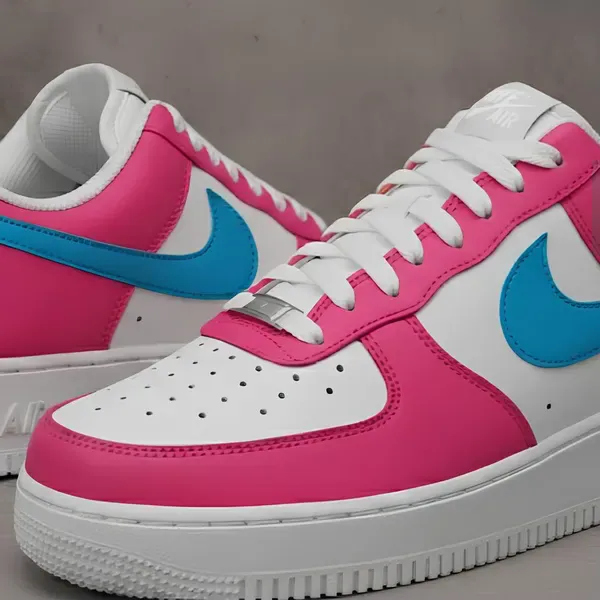 Base shoe prep stage custom Air Force 1 clean white