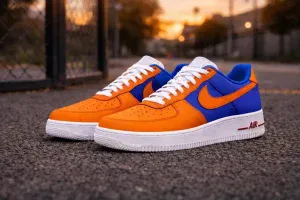 Minimalist custom Air Force 1 clean grey