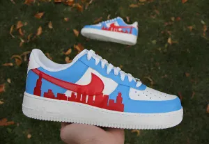 Abstract custom Air Force 1 cosmic design