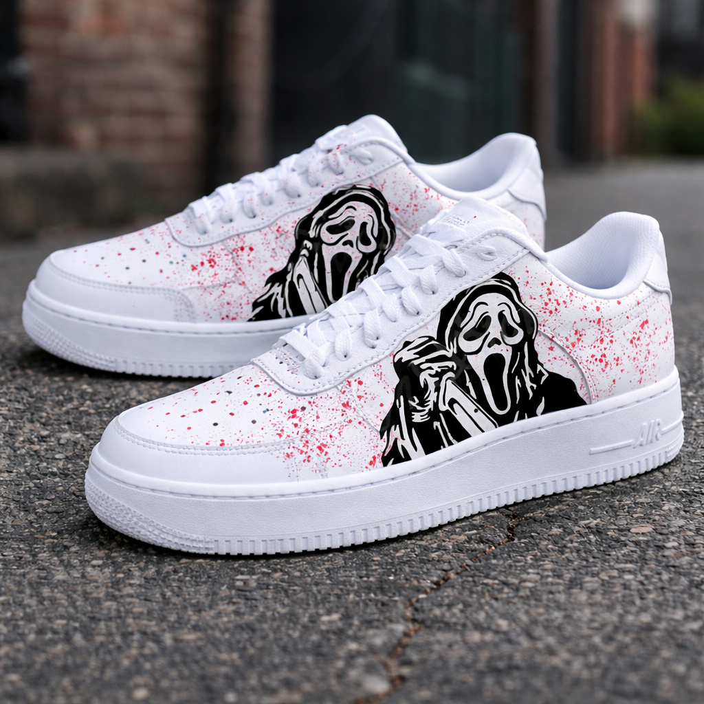 Just Married blush bridal custom Air Force 1