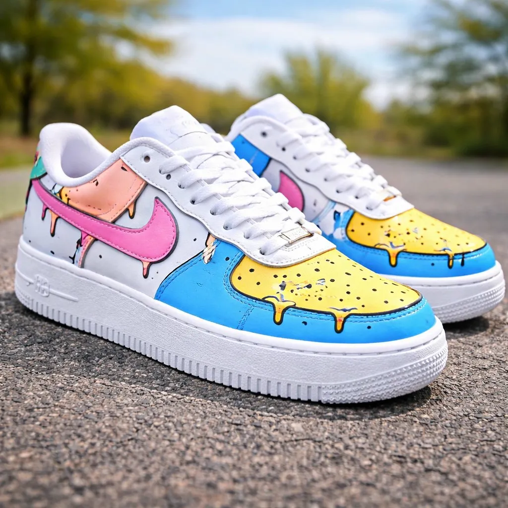 Anime Hero Duo — custom hand-painted sneaker
