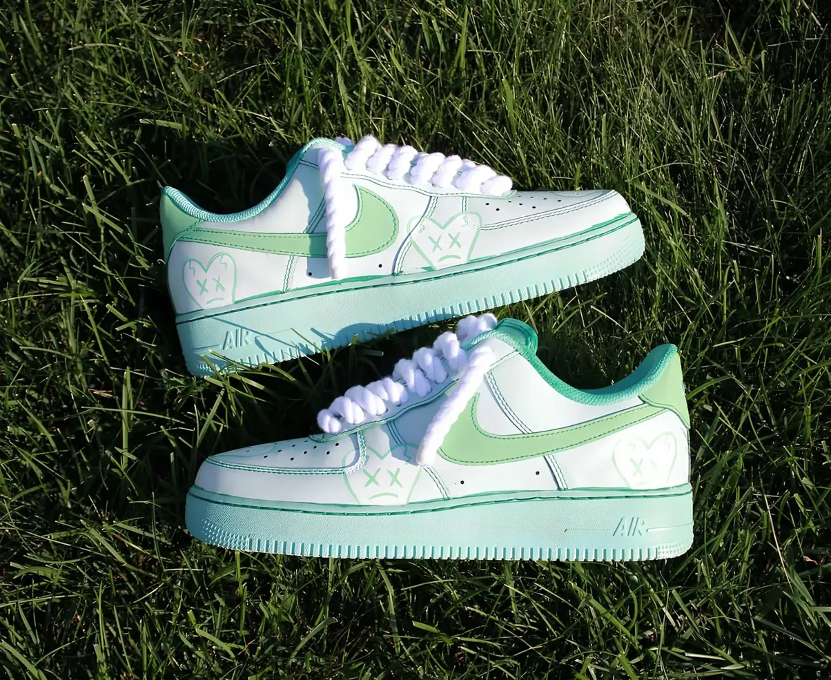 Custom AF1s for brand activation influencer campaign