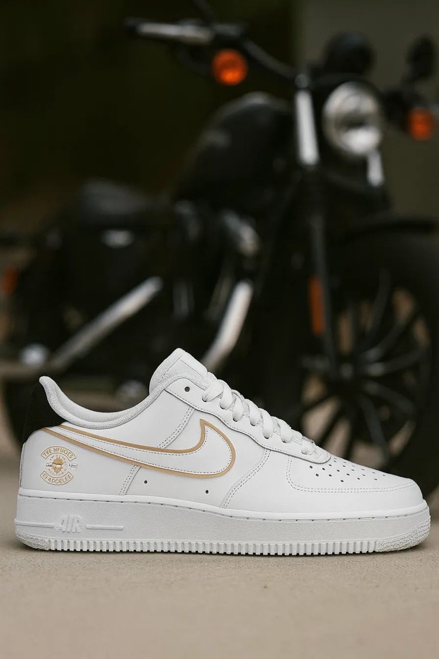 Motorcycle club chapter event custom AF1 gift biker crew