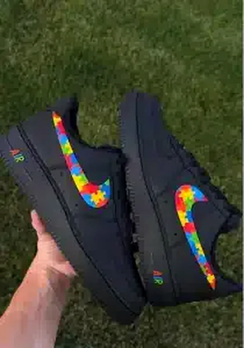 custom black air force 1 design 8