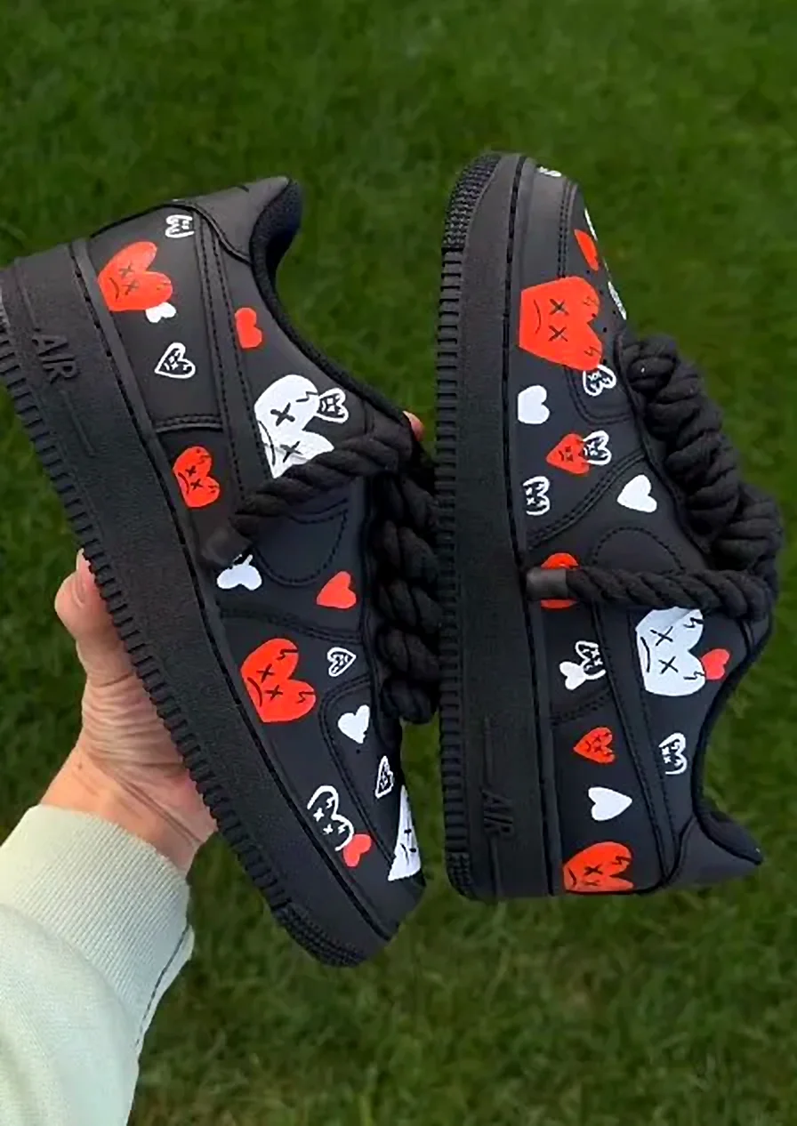 custom black air force 1 design 11
