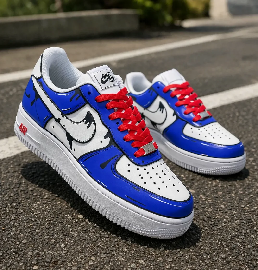 custom red air force 1 design 4