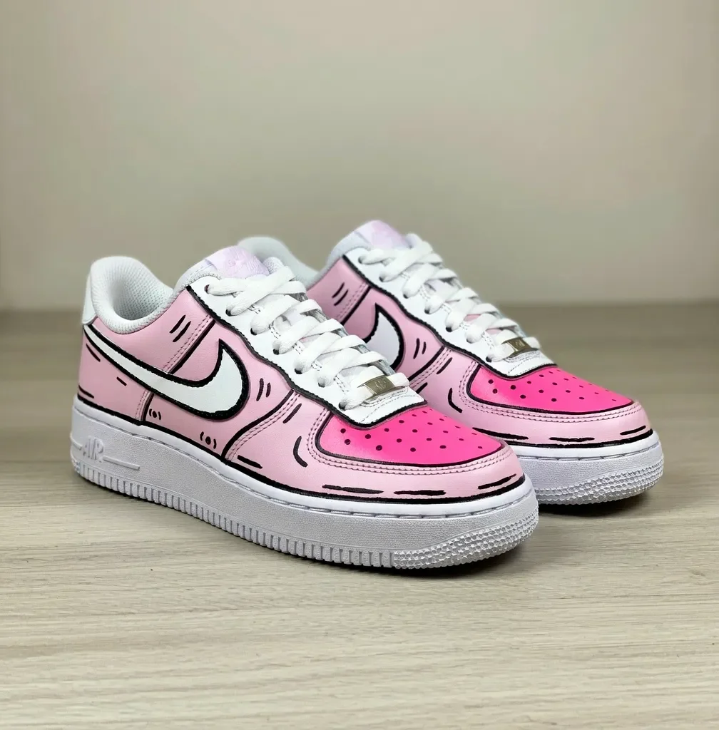 custom green air force 1 design