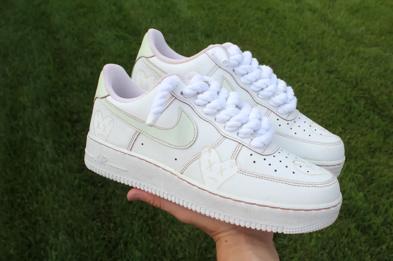 custom purple air force 1 design